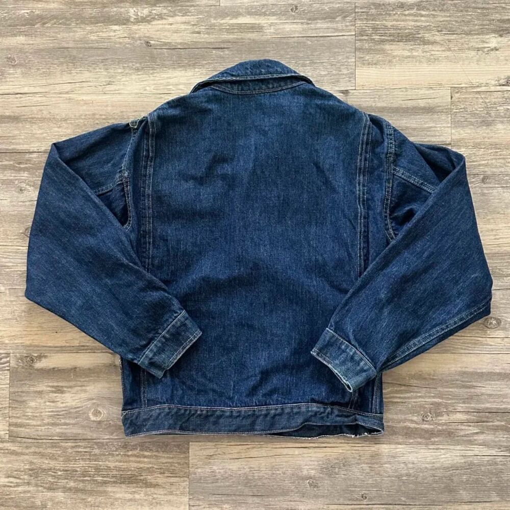 Vintage 50s Big Smith Type 2 Denim Jacket Size 40 - Picture 6 of 8